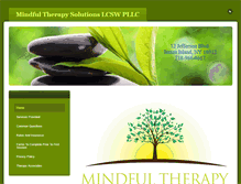 Tablet Screenshot of mindfultherapysolutions.com